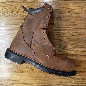 Red Wing 4200 Dynaforce Waterproof Boots (Steel Toe) Brown NEW Men’s Size 13